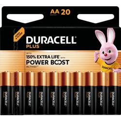 Duracell Plus Power Boost tužková baterie AA 1.5 V, 20 ks