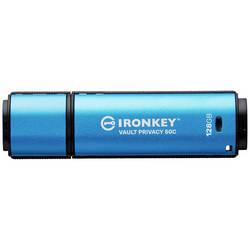 Kingston IronKey Vault Privacy 50 Series USB flash disk 128 GB modrá IKVP50C/128GB USB-C®