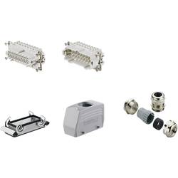 RockStar® HDC kits-Heavy Duty Connectors, Kit, HE, Size: 6, Poles: 1, Screw connection, 500 V, 16 A, diecast aluminium, metric
