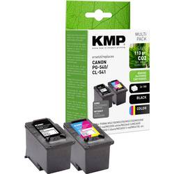 KMP Ink náhradní Canon PG-540, CL-541 kompatibilní kombinované balení černá, azurová, purppurová, žlutá C95V 1516,4850