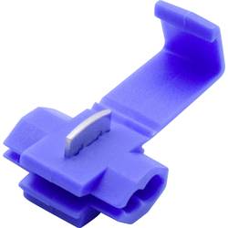 TRU COMPONENTS T1904C037, samořezná rychlospojka, 0.75-2.50 mm², kontakty 2, modrá, 10 ks