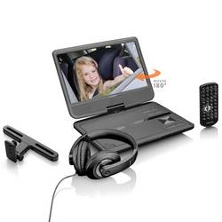 Lenco DVP-1010BK - 10 Zoll tragbarer DVD-Spieler Přenosná TV s DVD přehrávačem
