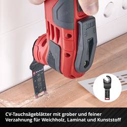 Einhell 708136 XLPLUS-CASE HCS , Oxid hlinitý, chrom-vanadová ocel sada multifunkčního nářadí 1 sada