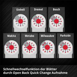 Einhell 708136 XLPLUS-CASE HCS , Oxid hlinitý, chrom-vanadová ocel sada multifunkčního nářadí 1 sada