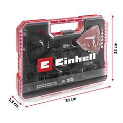 Einhell 708136 XLPLUS-CASE HCS , Oxid hlinitý, chrom-vanadová ocel sada multifunkčního nářadí 1 sada