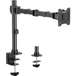 SpeaKa Professional SP-MM-211 1násobné držák na stůl pro monitor 43,2 cm (17) - 124,5 cm (49) černá nastavitelná výška, naklápěcí + nakláněcí, otočný