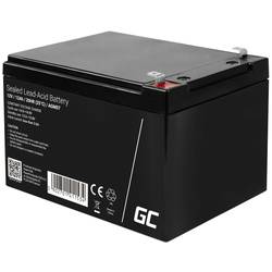 Green Cell AGM VRLA 12V 7AH BATTERY UPS UNITS AGM04 olověný akumulátor 12 V 7 Ah olověný se skelným rounem (š x v x h) 151 x 95 x 65 mm plochý konektor 6,35 mm