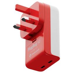 Twelve South Twelve South PlugBug 50W USB-C Wall Trav USB nabíječka, Rychlonabíječka, USB-C®, 50 W, bílá, červená
