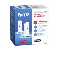 Fritz! Wi-Fi repeater FRITZ!Mesh Set 4200 2er-Set, 20003108, LAN 10/100/1000 MBit/s, meshový
