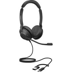 Jabra Evolve2 30 SE Sluchátka On Ear kabelová, 23189-999-779, stereo, černá, Redukce šumu mikrofonu, Potlačení hluku
