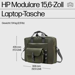 HP brašna na notebooky 9J4C2AA Max. velikost: 39,6 cm (15,6) zelená, šedá
