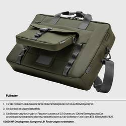 HP brašna na notebooky 9J4C2AA Max. velikost: 39,6 cm (15,6) zelená, šedá