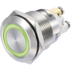 TRU COMPONENTS GQ19F-10E/G/12V/S, 1273003 tlačítko, 19 mm, 48 V/DC, 3 A, 1 ks