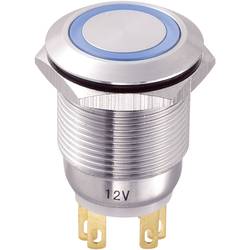 TRU COMPONENTS LAS1-GQ-11E/B/12V, TC-8904668 tlačítkový spínač antivandal, 19 mm, 250 V/AC, 3 A, 1 ks