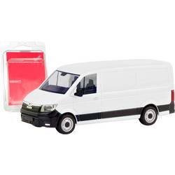 Herpa 013857 H0 model nákladního vozidla MAN Plochá střecha TGE Box, bílá
