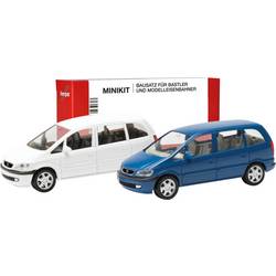 Herpa 013932 H0 model osobního automobilu Opel Zafira, modrá a bílá