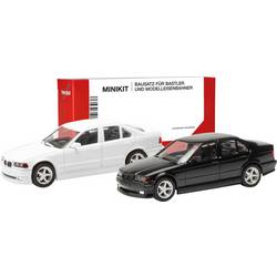 Herpa 013925 H0 model osobního automobilu BMW Třídílné E36 AC odřezky, černá a bílá
