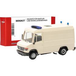 Herpa 013949 H0 model zásahového vozidla Mercedes Benz Záchranný vůz Vario, bílý
