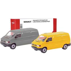 Herpa 012386-004 H0 model osobního automobilu Volkswagen Rámeček T4, šedá a žlutá na okraj