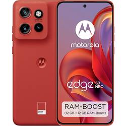 Motorola EDGE 50 Neo smartphone 512 GB 16.2 cm (6.36 palec) červená Android™ 14 dual SIM