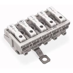 přístrojová svorka Tuhost (příčný řez): 0.5-2.5 mm² Pólů: 5 WAGO WAGO GmbH & Co. KG 250 ks bílá