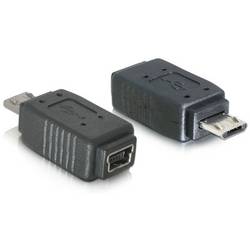 Delock USB 2.0 adaptér [1x micro USB 2.0 zástrčka B - 1x mini USB] 65063