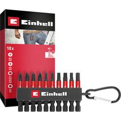 Einhell Karabiner Impact Bit Set 10tlg 118633 sada bitů, 1/4 (6,3 mm), PH, PZ, TORX, šestiúhelník, 1/4 (6,3 mm)