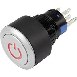 TRU COMPONENTS LAS1-AWY-11T/R/12V/P, 1303029 tlačítko, 22 mm, 250 V/AC, 3 A, 1 ks
