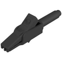 SKS Hirschmann MA 260 SH sw bezpečnostní krokosvorka, konektor 4 mm, CAT II 300 V, černá