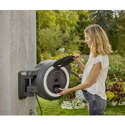 GARDENA 18642-55 Power Roll XL Akumulátorový nástěnný box na hadici 35 m 1 ks šedobílá