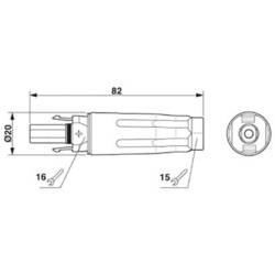 Fotovoltaický konektor 1020776 PV-C4F-S 2,5-6 (+) Phoenix Contact Množství: 50 ks