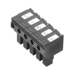 Weidmüller 1131730000, PTS 4 DC, bezpečnostní konektor, 0.5-4 mm², kontakty 5, černá, 10 ks