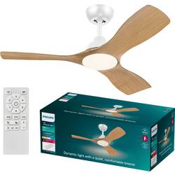 Philips LED Olas stropní ventilátor 30 W (Ø x v) 1070 mm x 310 mm bílá s dálkovým ovládáním, stmívatelný