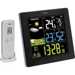 TFA Dostmann Funk-Wetterstation mit Farbdisplay SUN 2 35.1174.01 digitální bezdrátová meteostanice Předpověď pro 12 až 24 hodin Počet senzorů (max.) 3 ks