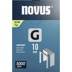Novus Tools 042-0767 svorky z plochého drátu Typ 11 5000 ks Rozměry (d x š x v) 10 x 10.6 x 10 mm