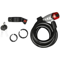 Burg Wächter 1650 180 REFLEX spirálový kabelový zámek černá zámek s klíčem