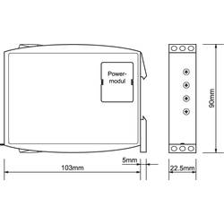 monitorovací relé tele G2TF01 2390103, 250 V/AC, 5 A, 1 ks