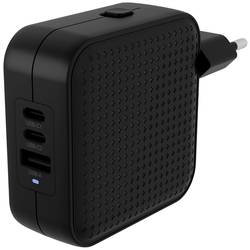 HYPER HyperJuice® 70W USB-C cestovní nabíječka, GaN, s adaptérem pro Evropu, s britským adaptérem, s americkým adaptérem, 1x USB A , 2x USB-C®, 70 W, Dodávka