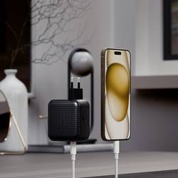 HYPER HyperJuice® 70W USB-C cestovní nabíječka, GaN, s adaptérem pro Evropu, s britským adaptérem, s americkým adaptérem, 1x USB A , 2x USB-C®, 70 W, Dodávka