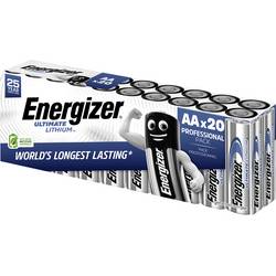 Energizer Ultimate FR6 tužková baterie AA lithiová, 3000 mAh, 1.5 V, 20 ks