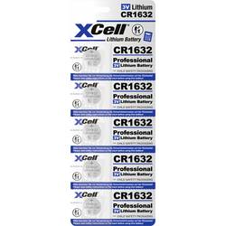 XCell knoflíkový článek CR 1632 3 V 5 ks 130 mAh lithiová CR1632-B5