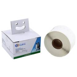 G&G etikety 41 x 89 mm papír thermodirekt bílá 300 ks trvalé BM-D-G-11356 Adresní nálepky