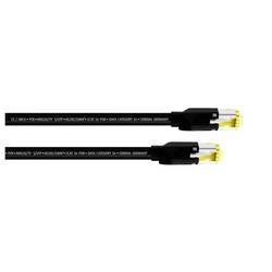 Cordial 15539 RJ45 síťové kabely, propojovací kabely CAT 5e S/UTP 10.00 m černá krytí PUR 1 ks