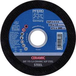 PFERD TOOLS EHT 115-1,0 CERAMIC SGP STEEL 61301510 řezný kotouč rovný 115 mm 25 ks ocel