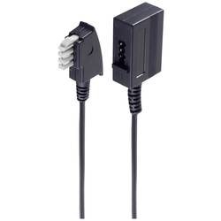 Shiverpeaks telefonní kabel [1x telefonní zástrčka TAE-N - 1x telefonní spojka TAE-N] 6 m černá