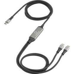Renkforce USB kabel USB 2.0 USB-C ® zástrčka 1.50 m černá RF-6721084