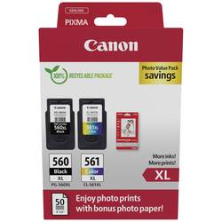 Canon Ink CRG PG-560XL/CL-561XL Photo Value Pack originál Dual černá, azurová, purppurová, žlutá 3712C008
