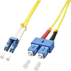 LINDY 47470 optické vlákno optické vlákno kabel 1.00 m žlutá [1x zástrčka LC - 1x zástrčka SC] 9/125 µ Singlemode OS2