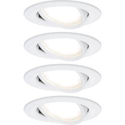 Paulmann Coin Slim LED vestavné svítidlo, LED, pevně vestavěné LED, 18 W, bílá (matná), sada 4 ks