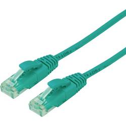 roline recycled material RJ45 (křížený) síťový kabel CAT 6A U/UTP 20 m zelená
